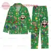 2024 New Super Mario Pajama Set 3D Printed Casual Men's and Women's Long Sleeve Shirt Pajama Set 5