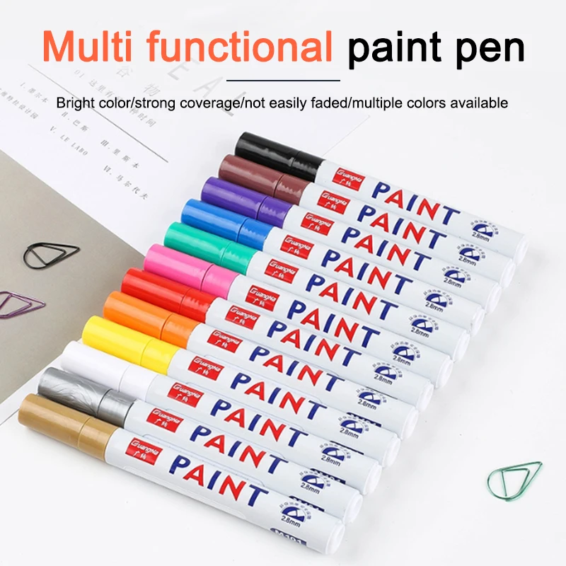 Paint Pen M101 Marker Badminton Racket Touch Up Paint Pen Diy Art Painting Graffiti 2.8Mm