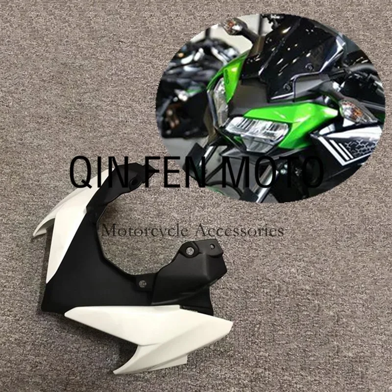 

Fit For Kawasaki Z650 Z 650 2020 2021 Unpainted Front Upper Nose Fairing Headlight Shroud Cover Front Face Shell Hood Mid Plate