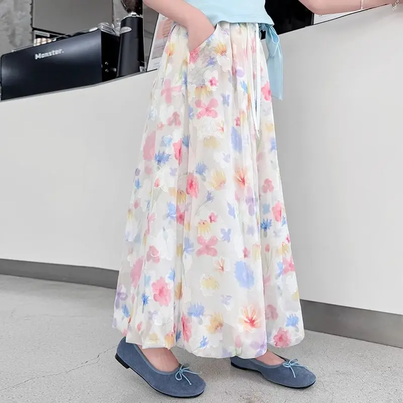 Girls' Summer Clothes Girls' Set Child House Clothing T-shirts for Children Teenagers Cotton Kids Girl Children's Girly Sets Top - 4