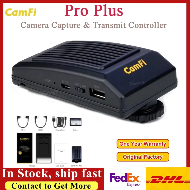 CamFi Pro Plus Wireless Camera Controller Tether Shooting Tool DSLR Capture Transmit Remote for Sony/Canon Nikon Fujifilm Pentax