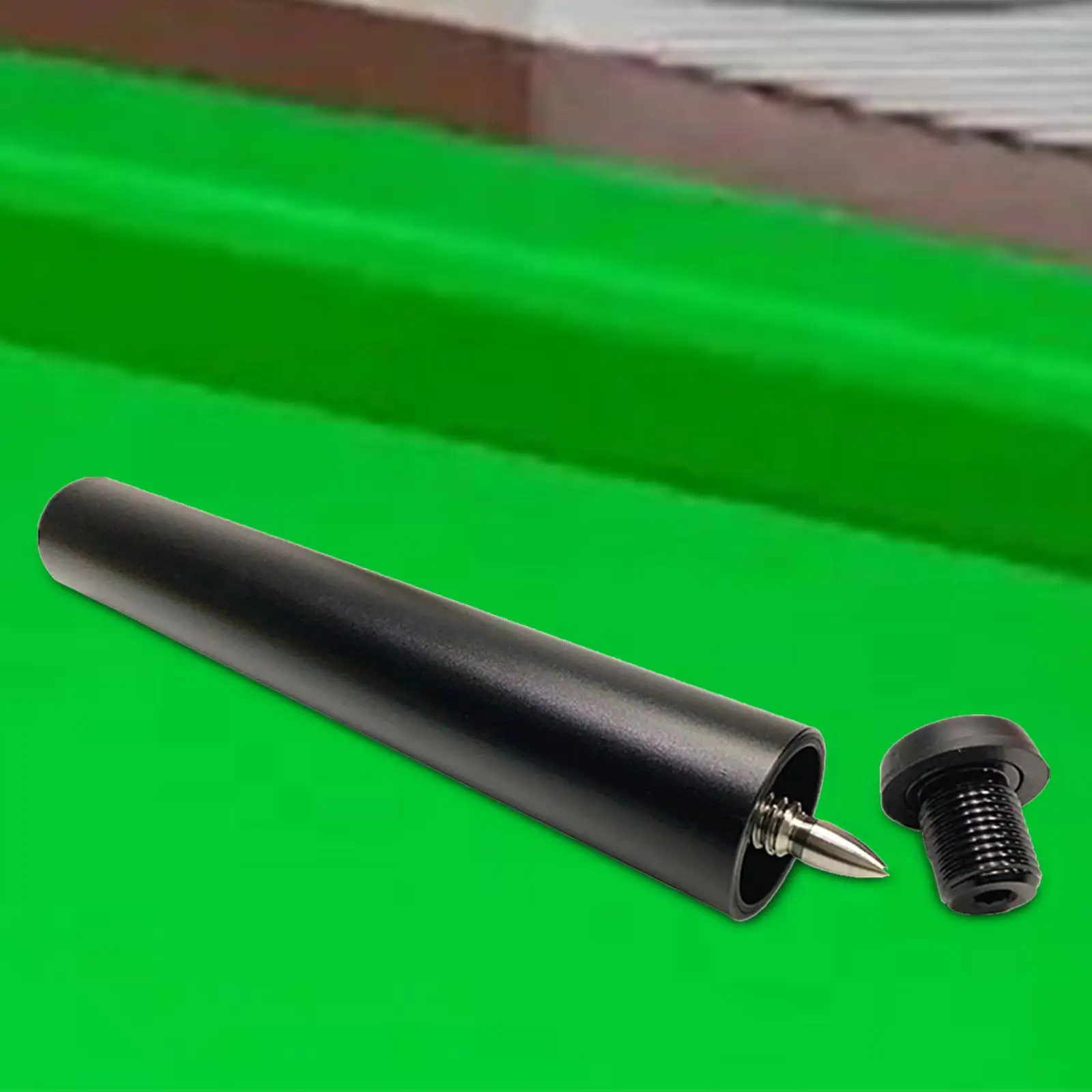 Pool Cue Extender Snooker Cue Extension Aluminum Alloy Billiards Extension End Lengthener For Billiard Cues billiard shaft