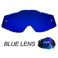 Lunettes de Motocross remplacer lentille tout-terrain moto ATV lunettes de moto lentille de couleur casque lunettes lentille accessoires lentille de rechange 2