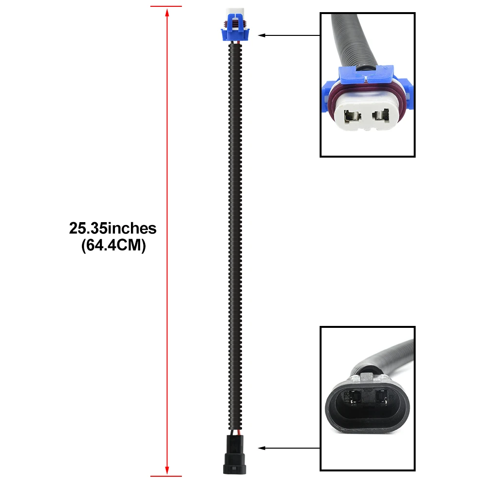PairLEDFoglightWiringHarnessExtensionwireharnessForJeep