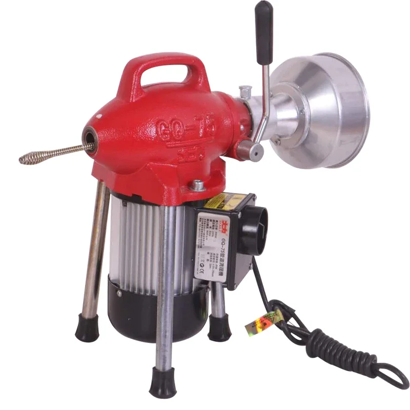 220v Electric GQ-75 Electric Pipe Dredging Machine 220v / 390w Low Water Pipelin