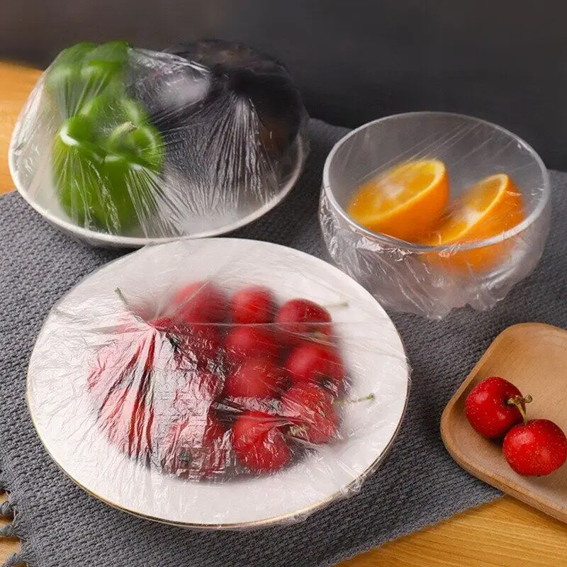 Disposable Food Cover 100PCS For Dishe Wrap Clings Film Dish Plate Fresh Keeping Bag Kitchen Refrigerator food cover fresh keeping bags plastic food storage bags plastic wrap plastic food cover food storage bags disposable food cover