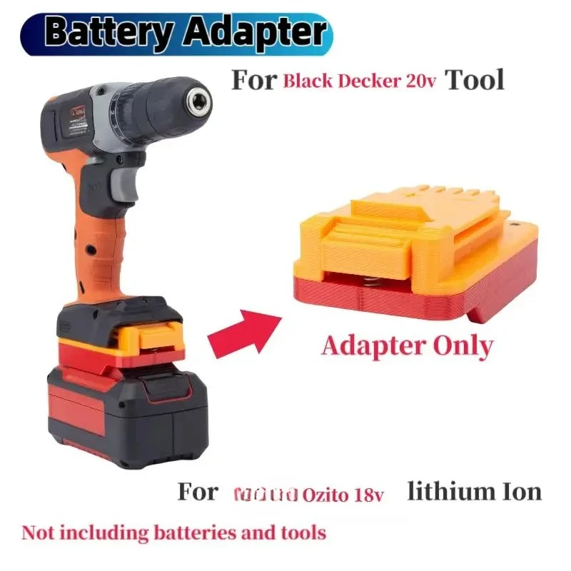 Convertitore Batteria 18V A 20V Per Utensili Elettrici - Adattatore Universale Per Lavorazione Legno - Foto 6
