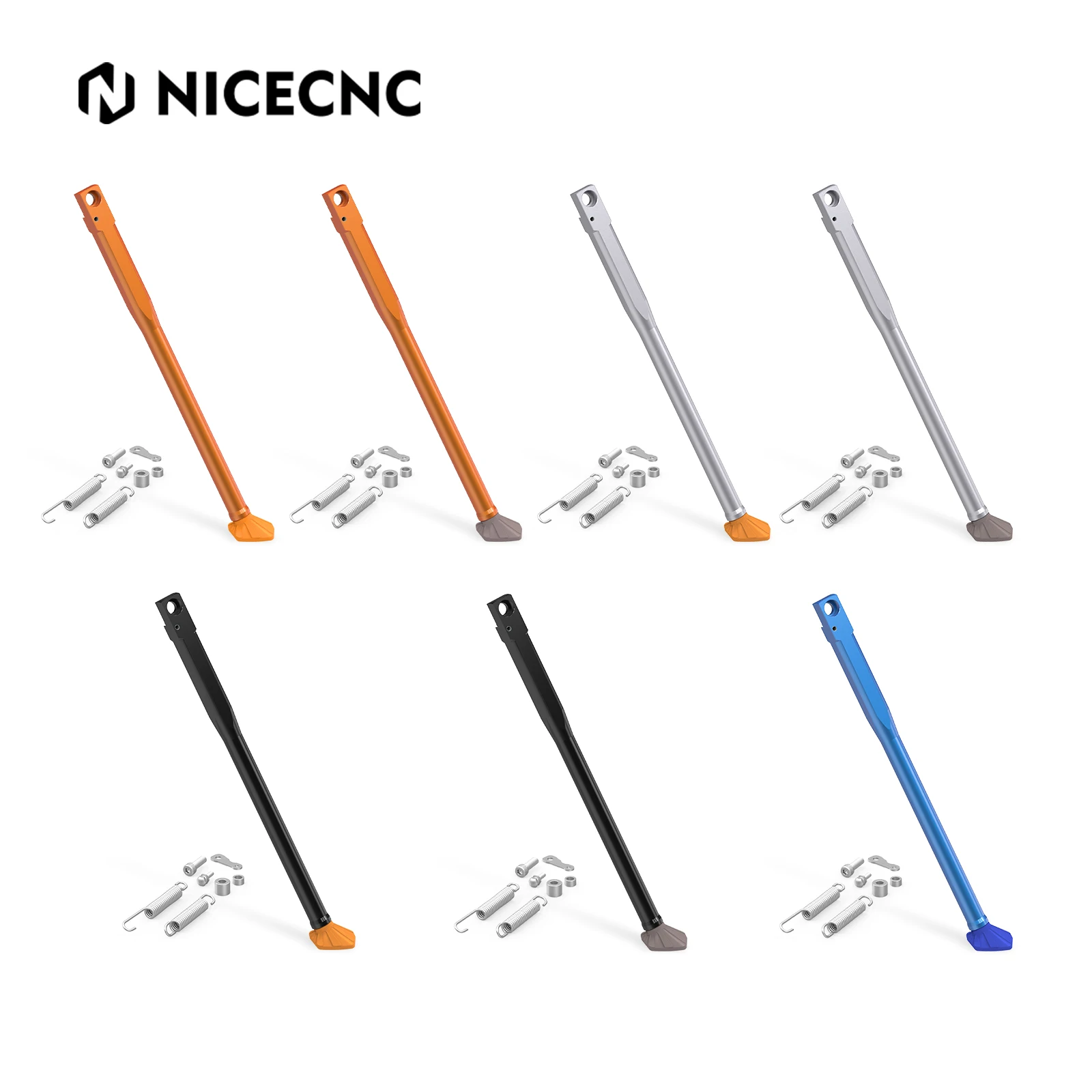 NICECNC Für 1998–2007 KTM EXC 300 EXC 150 EXC 525 450 400 300 250 200 150 125 Motorrad-Seitenständer-Kickstand-Federbolzen-Set – Detail 8