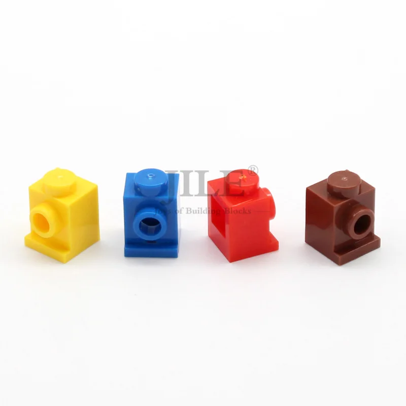30pcs Moc 빌딩 블록 벽돌 수정 된 1x1 헤드 라이트 4070 DIY 클래식 크리 에이 티브 Enlighten 호환 조립 입자