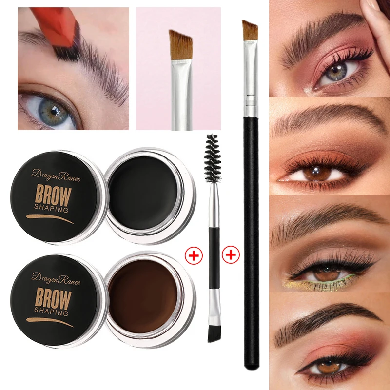 

Wild Eyebrow Brush Wild Eyebrow Cream Square Simulated Eyebrow Black Brown Concealer Eye Makeup Brush Eyebrow Brush Eyebrow Gel