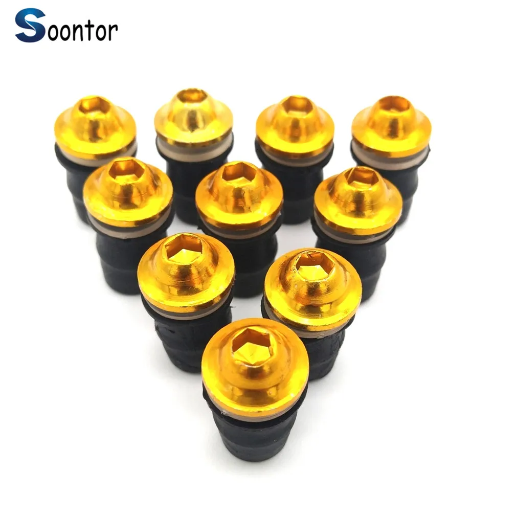 

2023 motorcycle Windshield Windscreen Fastener Spike Bolts kit Screw Nuts For HONDA CRF1000L XR650R YAMAHA R6S EUROPE VERSION