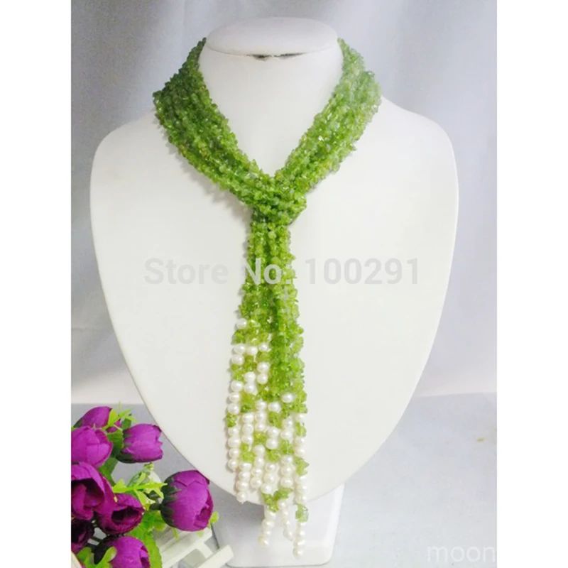 

new !! Beautiful Wrap Semi-precious Stone Flower Necklace fit Wedding Jewelry