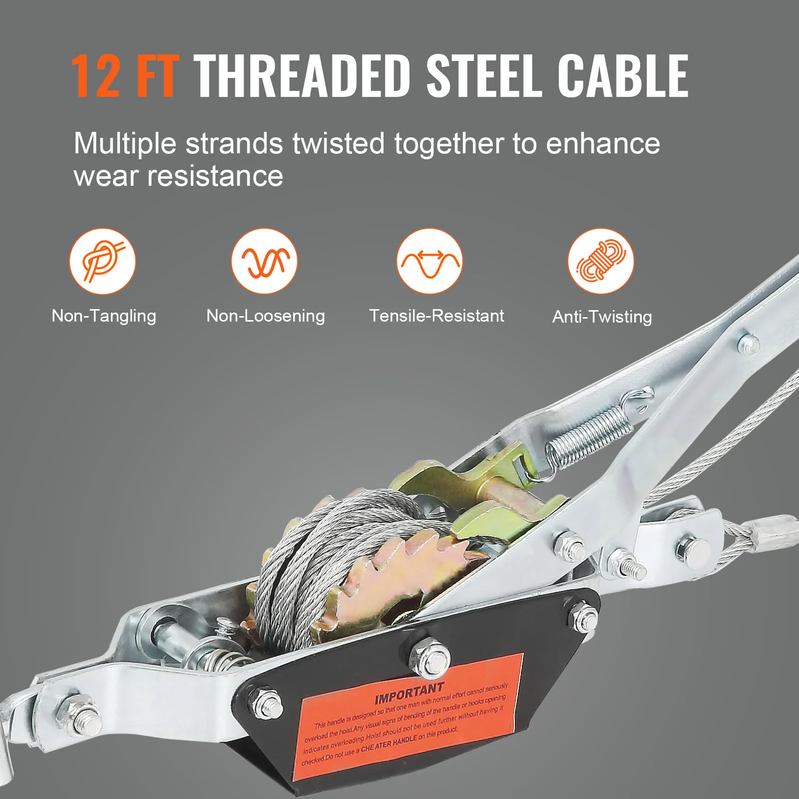 2–5 Ton Heavy Duty Come-Along 3