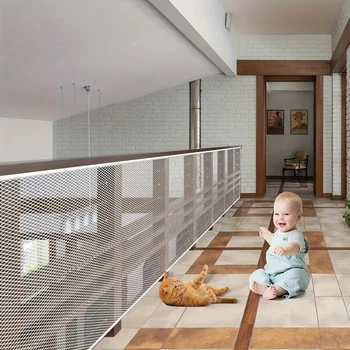 Child Safety Protective Net – Durable Fine Mesh Stair & Balcony Banister Safety Guard for Kids 1