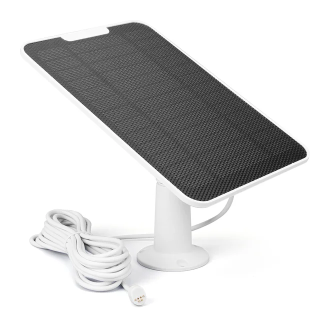 Solar Cells Charger IP65 Waterproof Monocrystalline Solar Panel with Rack and Screwdriver for Google Nest Camera Outdoor Indoor 4