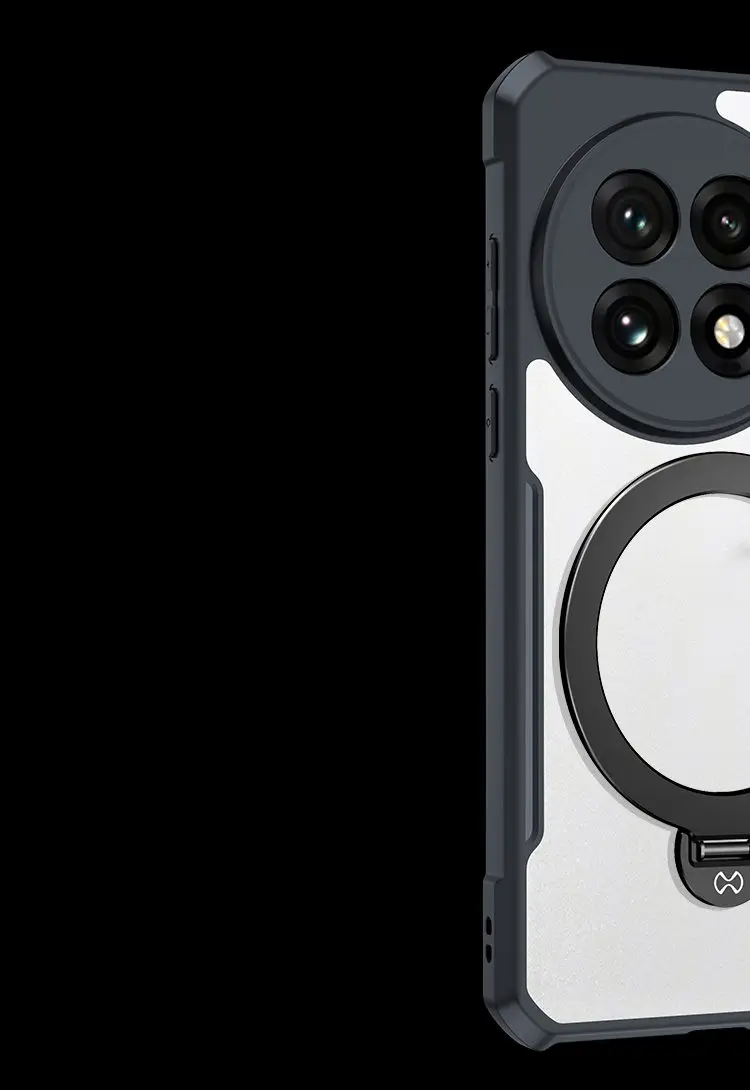 OnePlus 15 Transparent Bumper Case with Magnetic Holder by XUNDD®️ 12