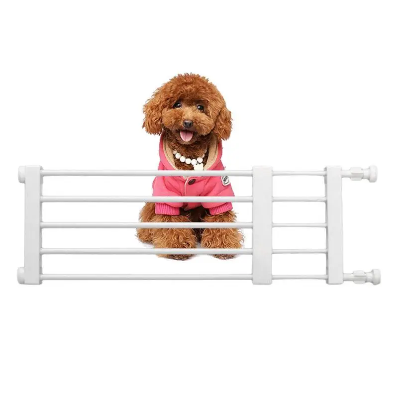 

Dog Gate Retractable Pet Gate Low Dog Safety Gates Easy Installation Baby Gate For Doorways Stairs Hallways Indoor/Outdoor