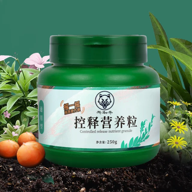 250 G Szabályozott Lassú Kiadású Tápanyag-Granulált Műtrágya Univerzális Összetett Cserepes Növényekhez - Image 3