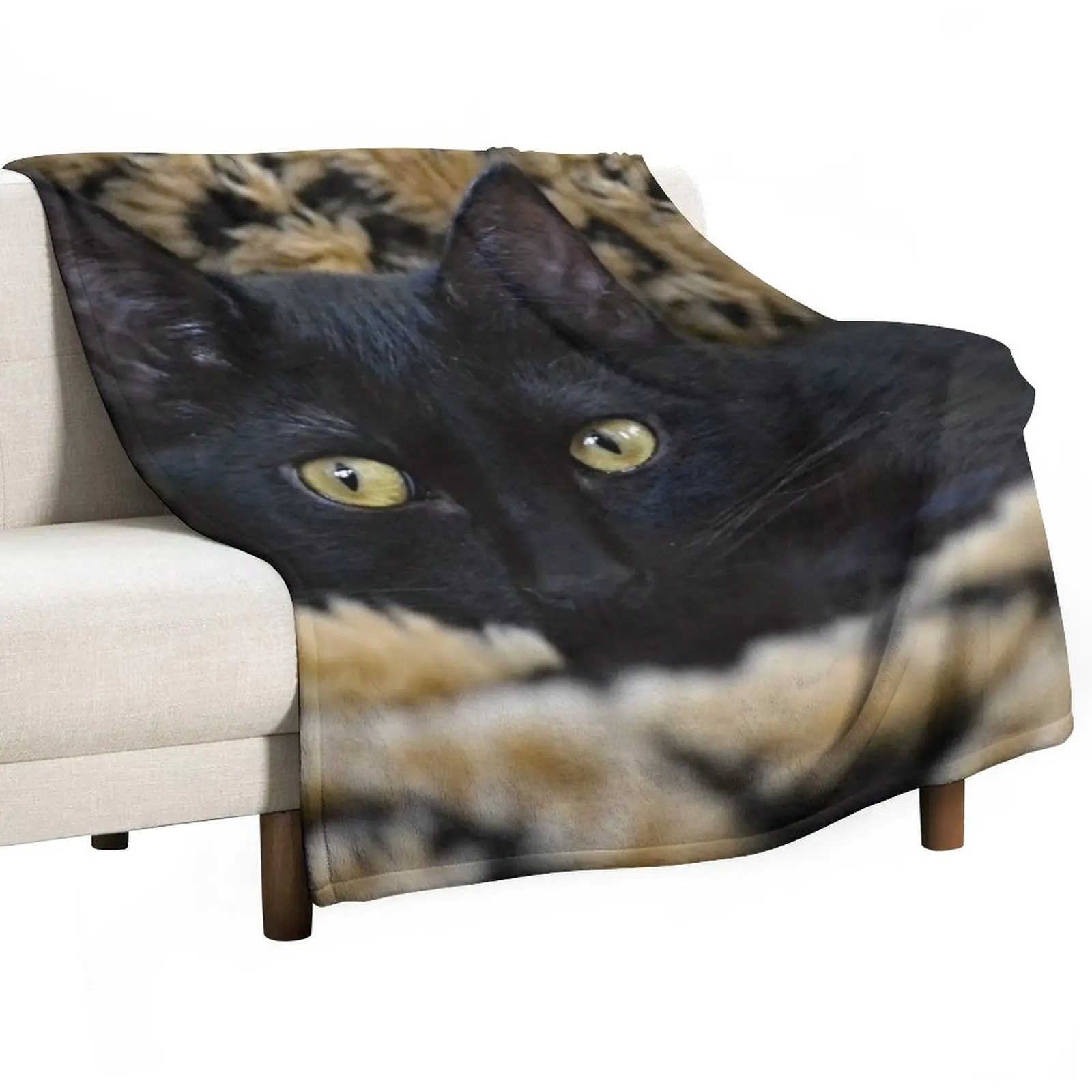 

Cozy Black Cat Throw Blanket Luxury Blanket blankets and throws