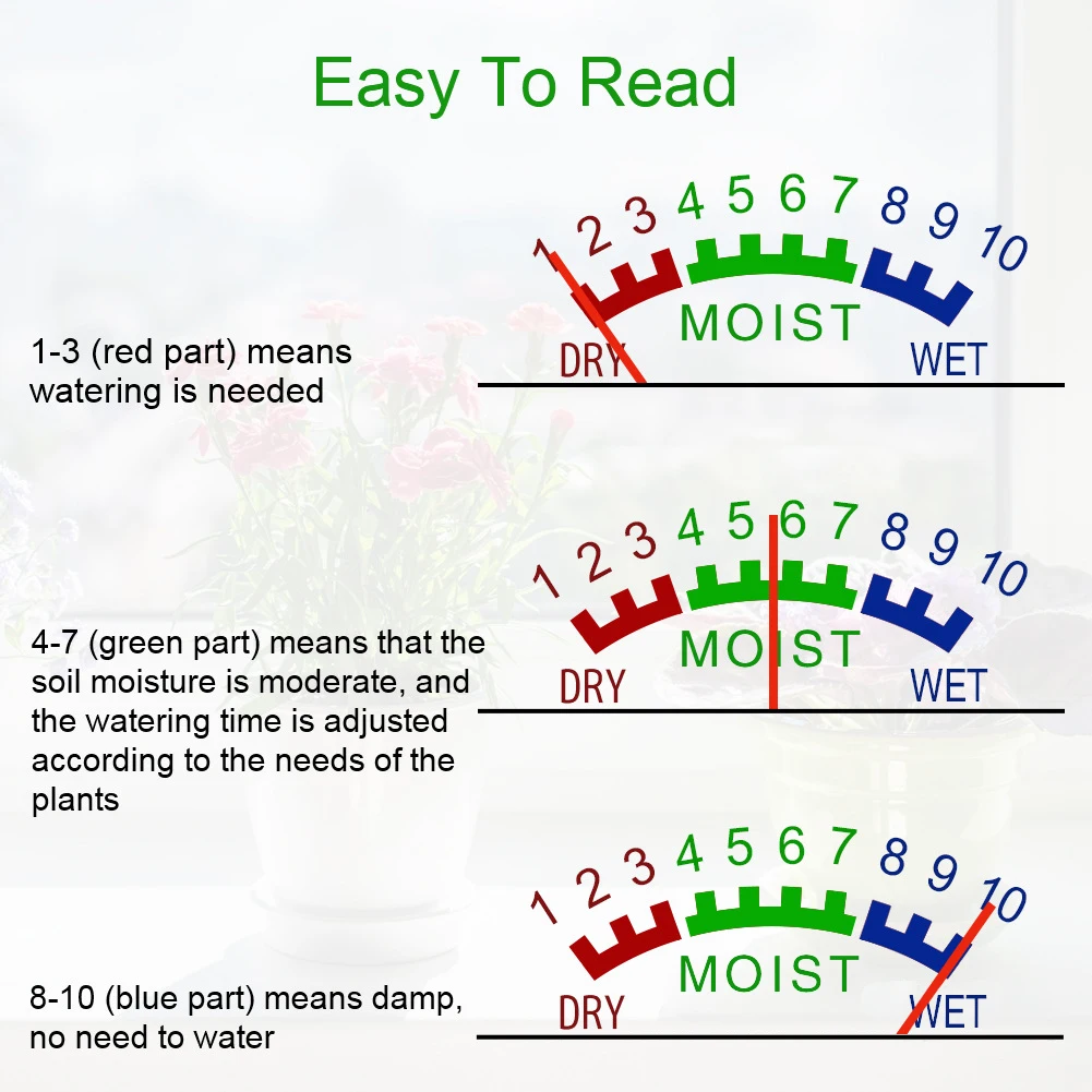 Mini Hygrometer Tester Soil Moisture Meter 1-10PCS for Indoor Flower Potted Plants soil moisture sensor