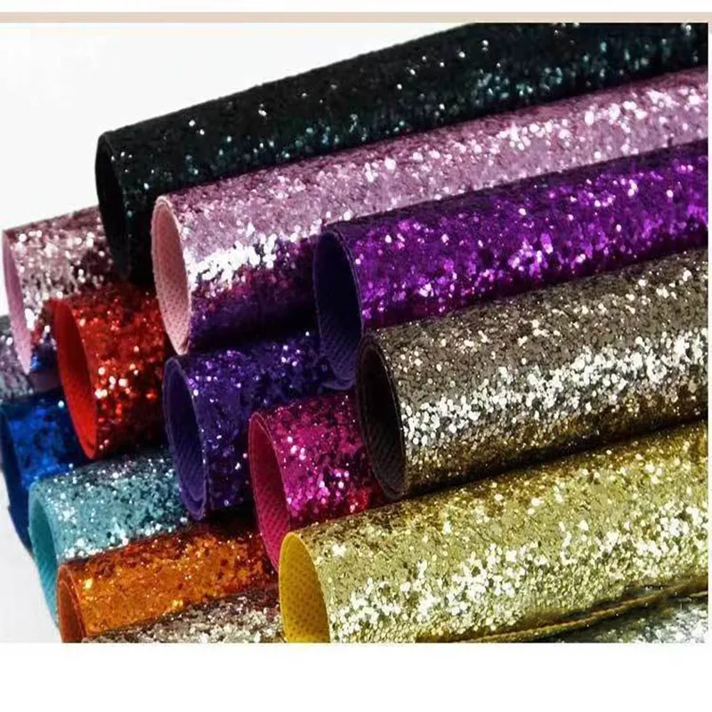 

10M/Roll With 138cm Width Chunky Glitter Wallpaper Home Decor,High Quality Solid Color Sparkly Chunky Glitter Fabric Wallpaper