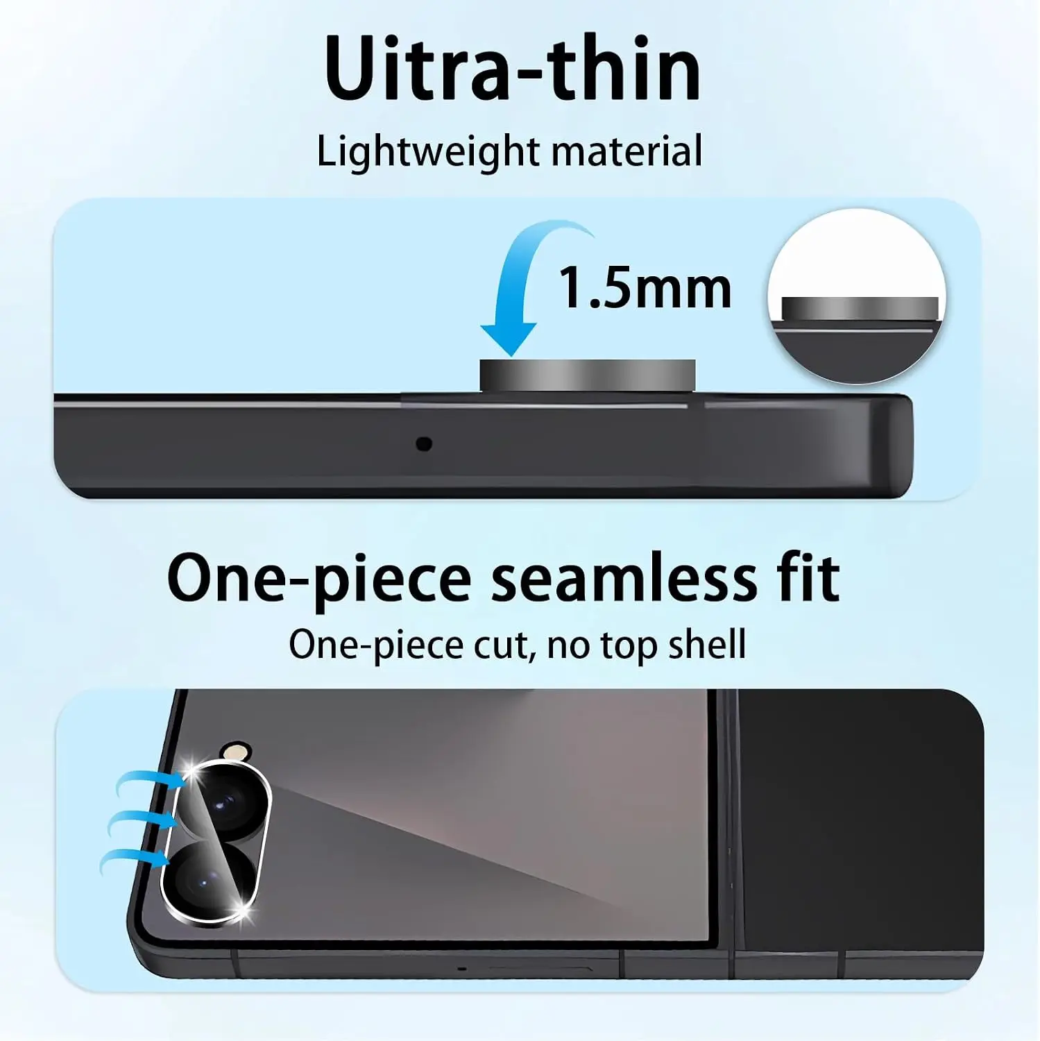 Enhanced Tempered Glass Camera Lens Protector