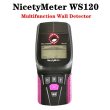 Nicetymeter WS-120 Multifunction Wall Detector Metal Detector Find Wall Scanner Detector Metal Wood Cable Wire Stud Finder WS120 tanie i dobre opinie ZOYI Elektryczne CN (pochodzenie)