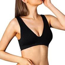  Seamless Bra Sports Bras For Women Plunge Bra Top Female Brassiere Deep V Sexy Women Underwear Backless Bralette Lingerie 