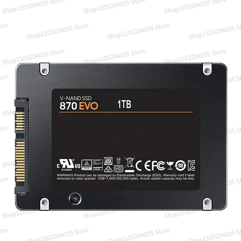 870 EVO SSD 8TB  ָ Ʈ ̺ ϵ ũ, 2.5 ġ Sata III 1TB 2TB SSD ̺ ϵ ̺, PS5 Ʈ ũž