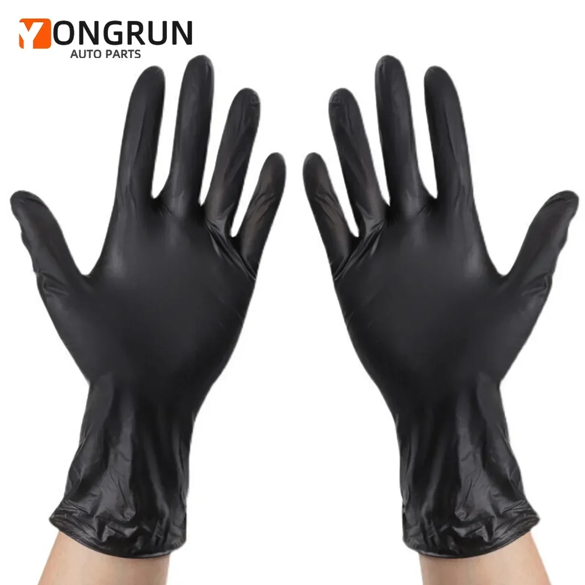 Black Gloves Suitable for Car Maintenance Nail Art Hair Dyeing Durable Oil Resistant Waterproof Gloves 20 50 100Pcs