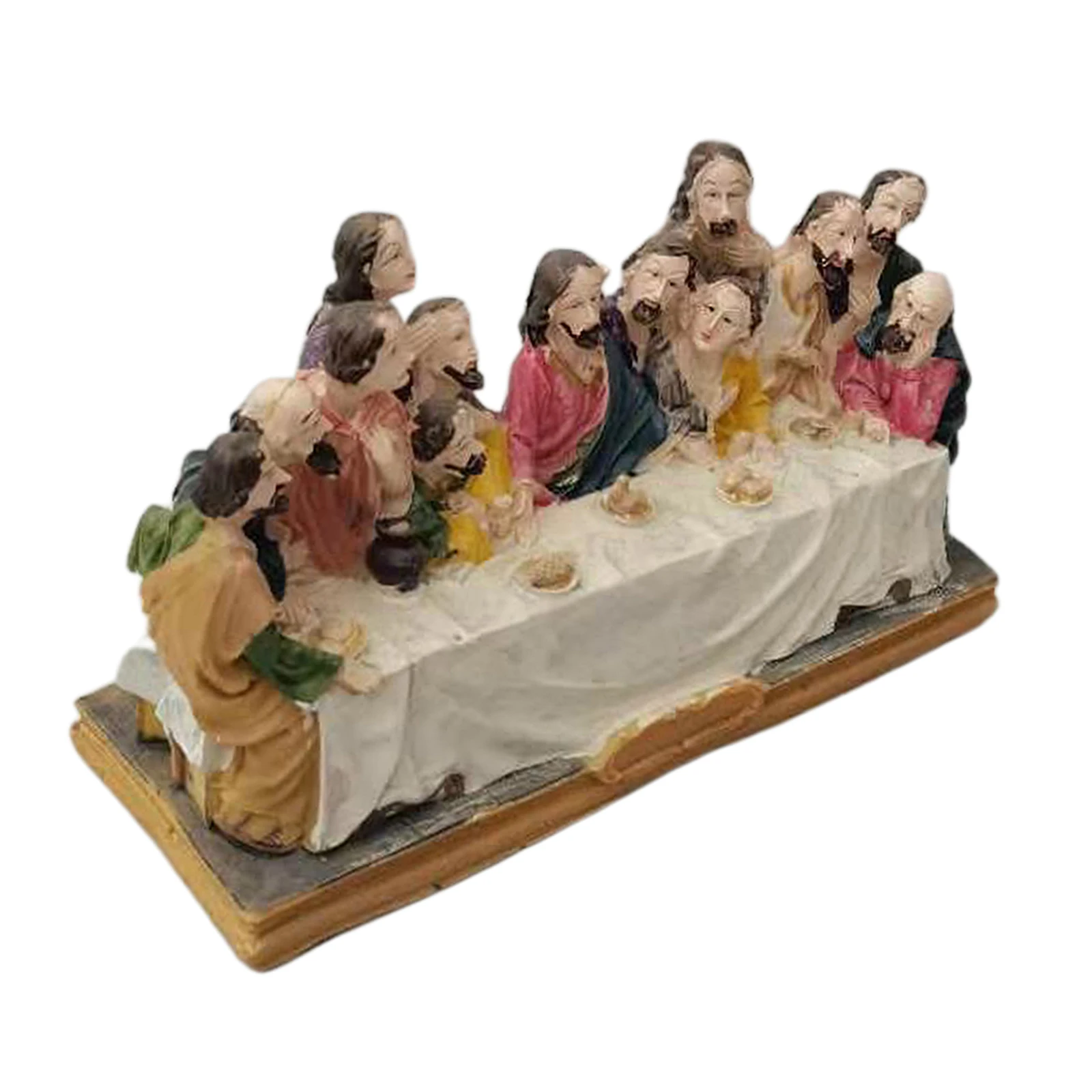 Collection Last Supper Statue Table Top Decoration Holy Religious Figurine House Home Office Car Decor,7