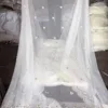 1PC Exquisite Bead Embroidery Screen White Screen Matched with Screen Bedroom Window Finished Product Good Hanging Feeling 2