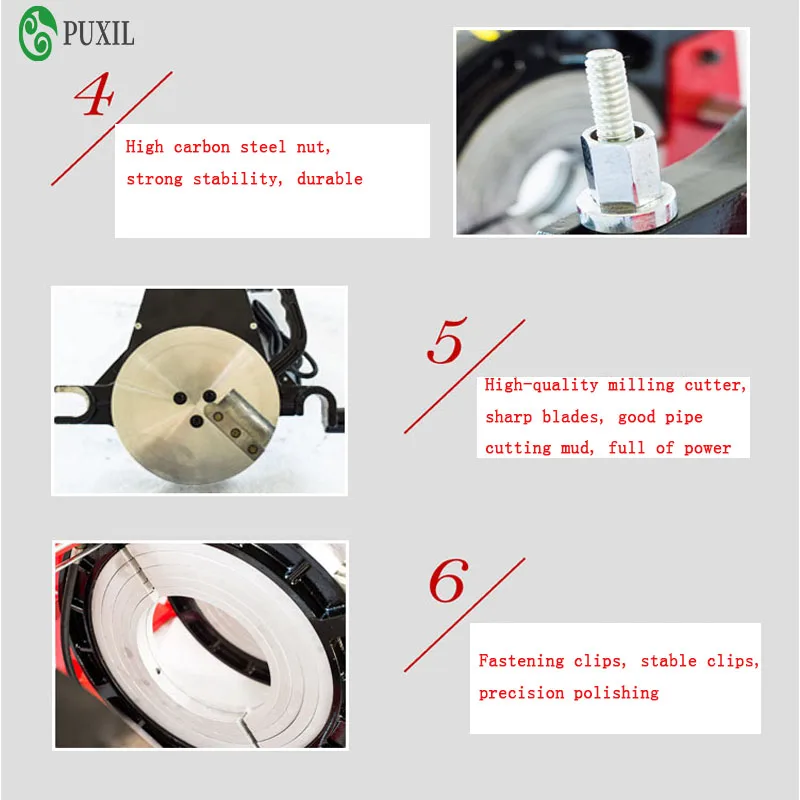 New 220V hot melt welding machine type Grip-cranking 63-200 PE type welder hot melt welding machine 5