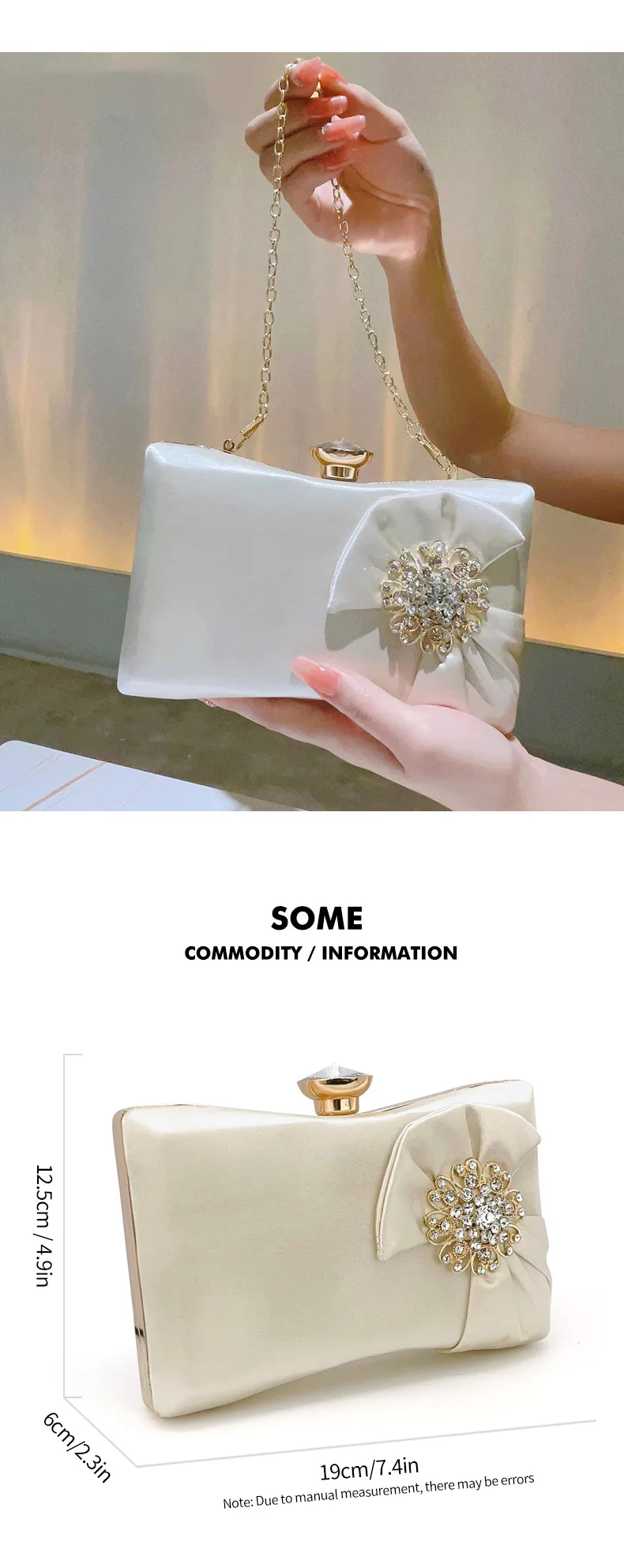 Pochette elegante da sera con strass per donna matrimonio cerimonia_voghion.com