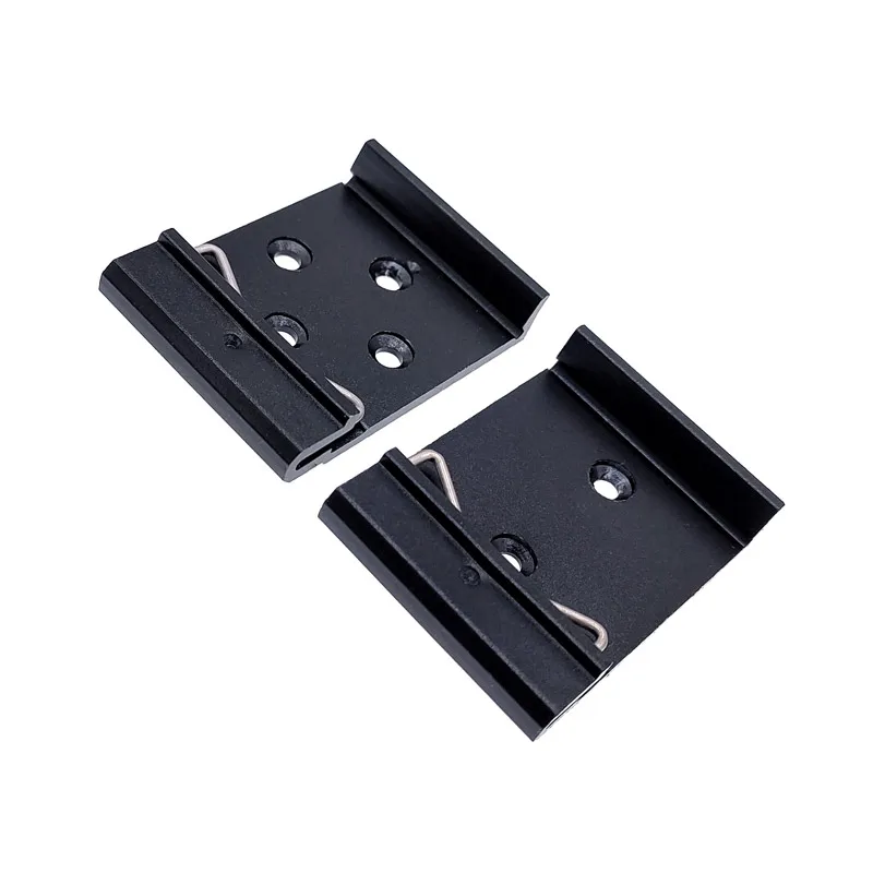 DIN Rail Clip 35mm 25mm 45mm metale Fixed Relay C45 mounting buckle Simple fixing rack with mounting holes