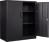 Metal Storage Cabinet  Adjustable,Office Cabinet Locking Tool Cabinets,Kitchen Small  Height Storage Cabinet Cupboard 36"H 1