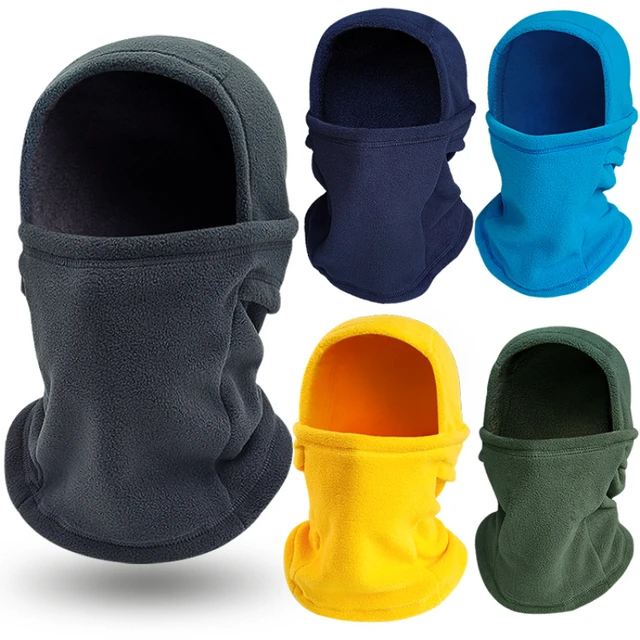 Stay Warm and Fashionable with Winter Polar Coral Fleece Balaclava Men Face Mask
