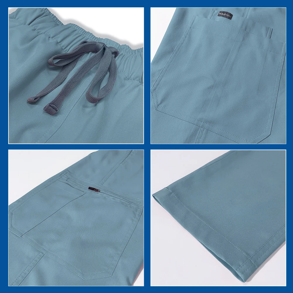Hospital Doctor Scrubs Sets Medical Uniforms Nurse Accessories Surgical Uniform Women Dental Clinic Workwear Health Service Suit