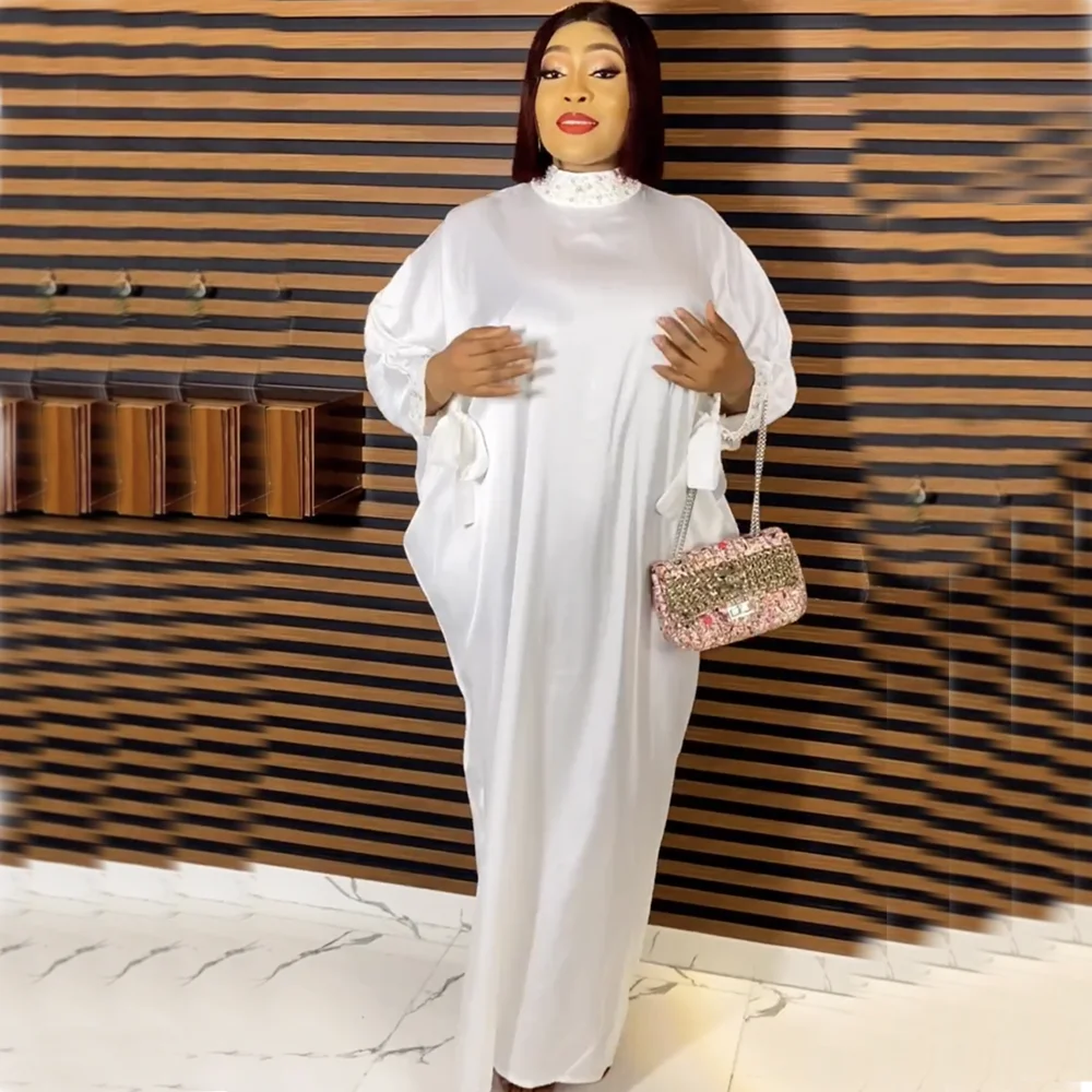 

Elegant African Party Dresses for Women Dashiki Ankara Muslim Outfits Gown Dubai Kaftan Abayas Boubou Robe Djellaba Femme