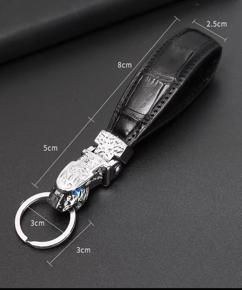 Crocodile Skin Key Chain Crocodile Skin Small Claw Key Pendant