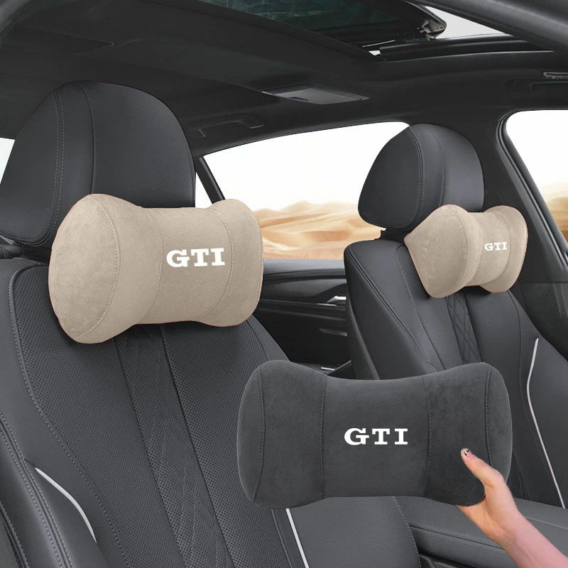 High Quality Car Headrest Neck Pillow Bolster Accessories For VW GTI