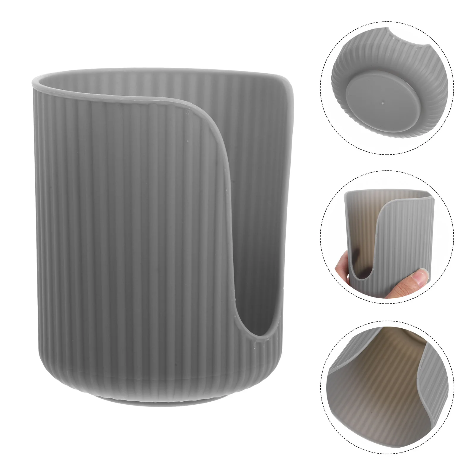 

Pantry Storage Rack Upright Paper Cup Container Cups Dispenser Holder Desktop Organizer Remover Shop Plastic Holders