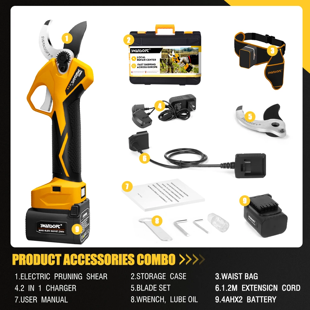 Swansoft Pru-36 Forbici Elettriche Forbici Elettriche Forbici Elettriche