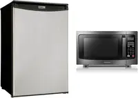 4.4 Cu.Ft. Mini Fridge +  1.2 Microwave Oven 1