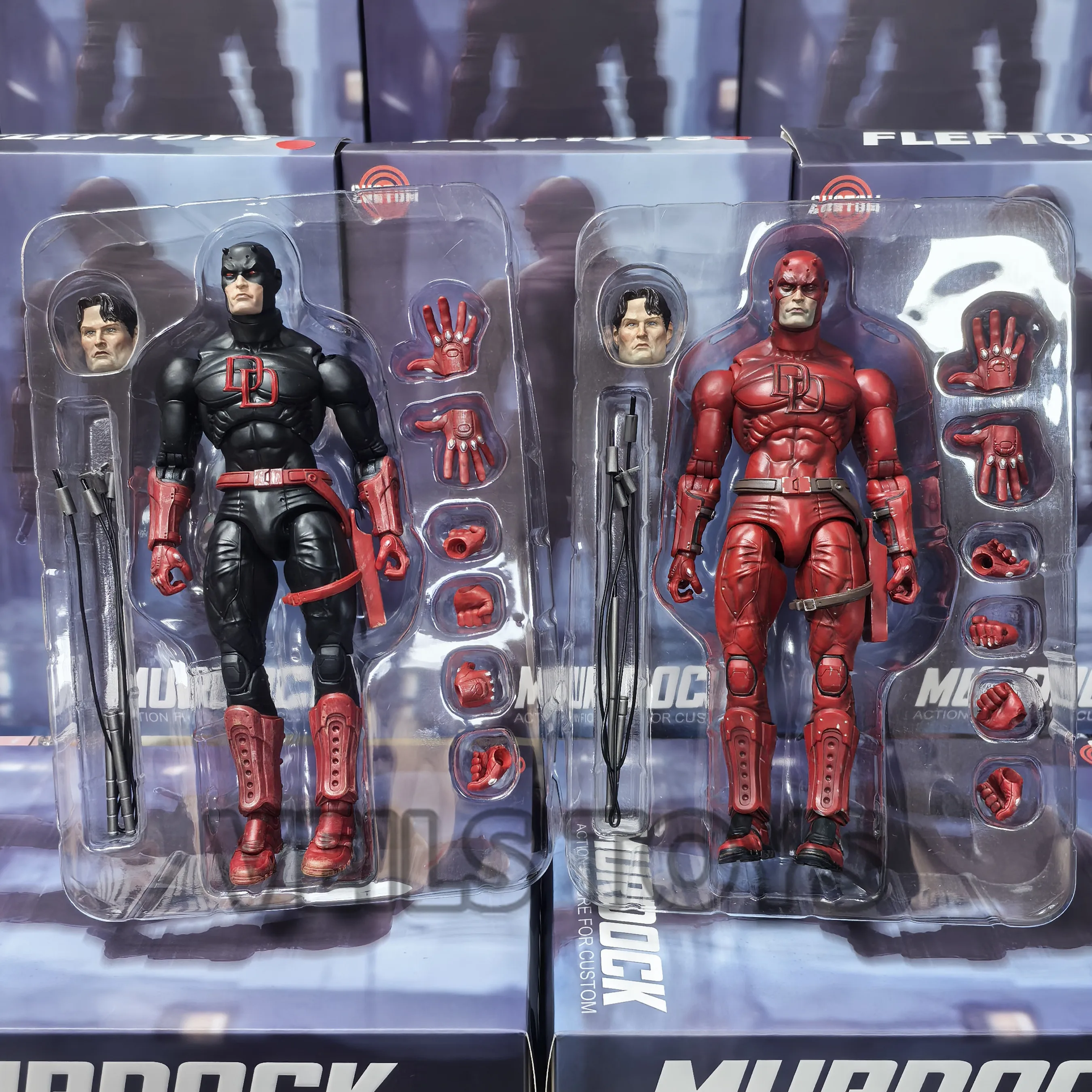 In Stock - FlefToys Marvel Daredevil Classic Red Shadowland