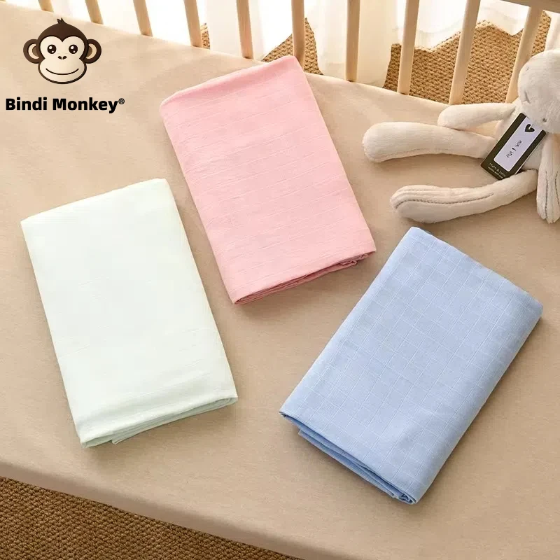 Baby blanket square shape pure color bamboo fiber soft and comfortable120cm*120cm 3