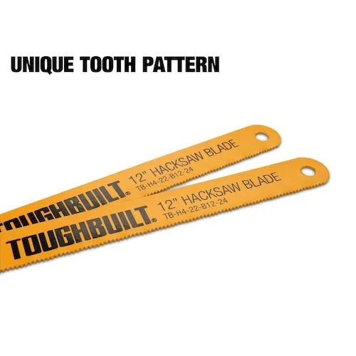 12 in Hacksaw Blades-24TPI Hand Hacksaw Blades Hand Tools 2Pk hacksaw blade