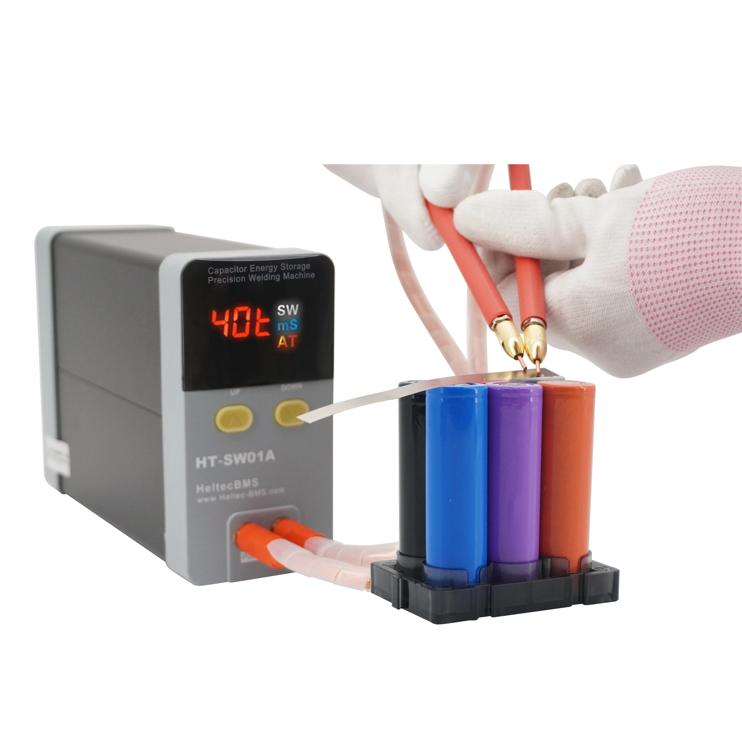 10.6KW Spot Welder for 18650/21700 Battery Energy Storage Pulse Welding Machine with LED Display for LiFePO4/NCM/Nickel Sheet