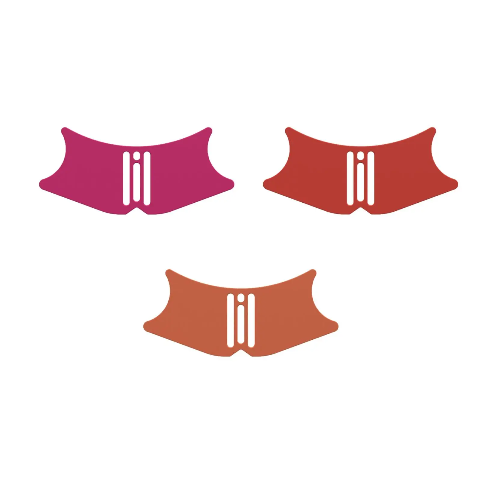 눈썹 쉐이핑 스텐실 실리콘 메이크업 도구 코 윤곽 스텐실 유연하고 가벼운 다기능 윤곽 템플릿