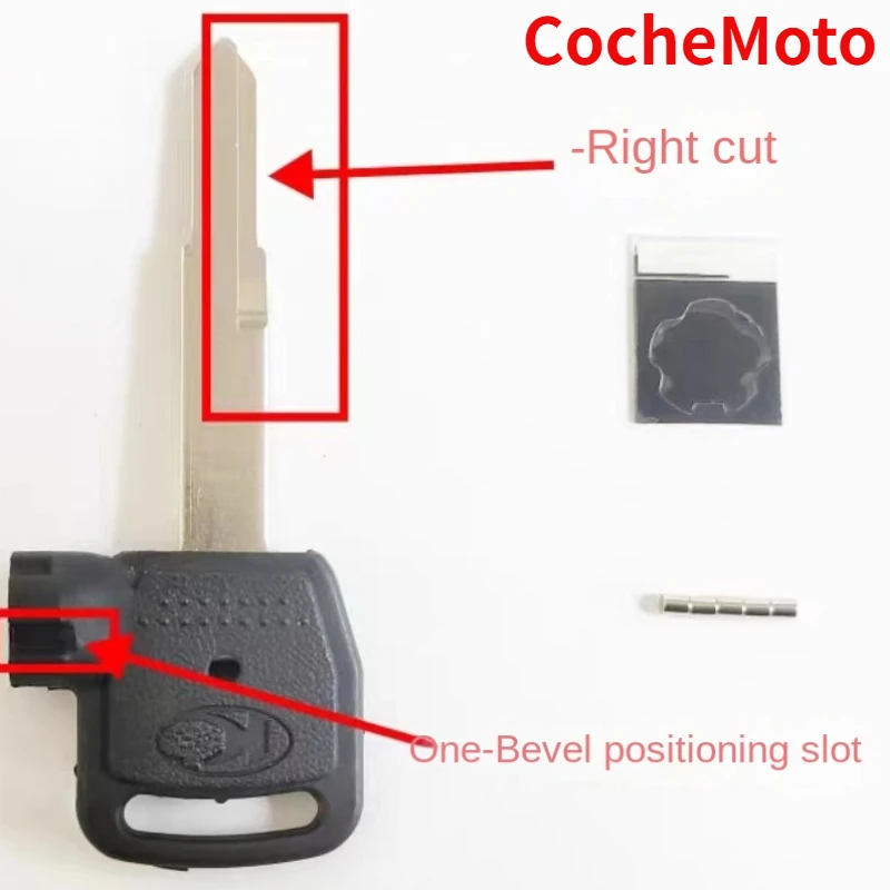 CocheMoto Blank Key Motorcycle Replace Uncut Keys For KYMCO Scooter